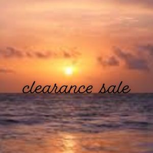 CLEARANCE SALE!!!!